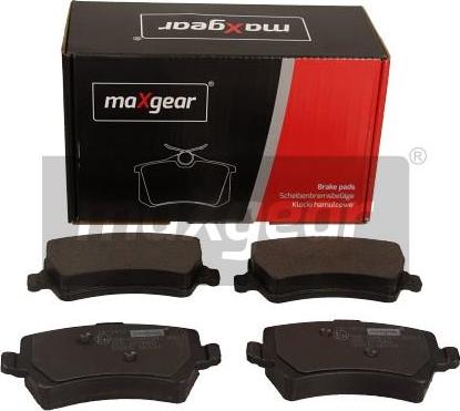 Maxgear 19-3412 - Тормозные колодки, дисковые, комплект www.autospares.lv