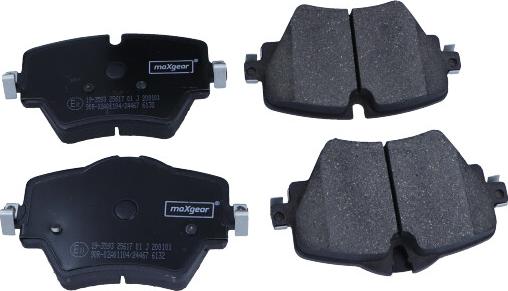 Maxgear 19-3593 - Bremžu uzliku kompl., Disku bremzes www.autospares.lv