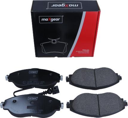 Maxgear 19-3654 - Bremžu uzliku kompl., Disku bremzes www.autospares.lv