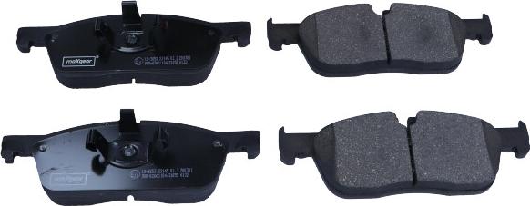 Maxgear 19-3653 - Brake Pad Set, disc brake www.autospares.lv