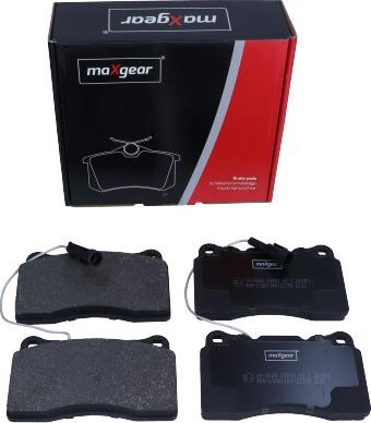 Maxgear 19-3666 - Bremžu uzliku kompl., Disku bremzes www.autospares.lv