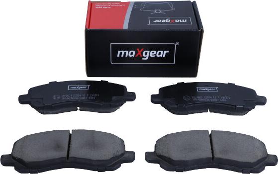 Maxgear 19-3603 - Bremžu uzliku kompl., Disku bremzes www.autospares.lv