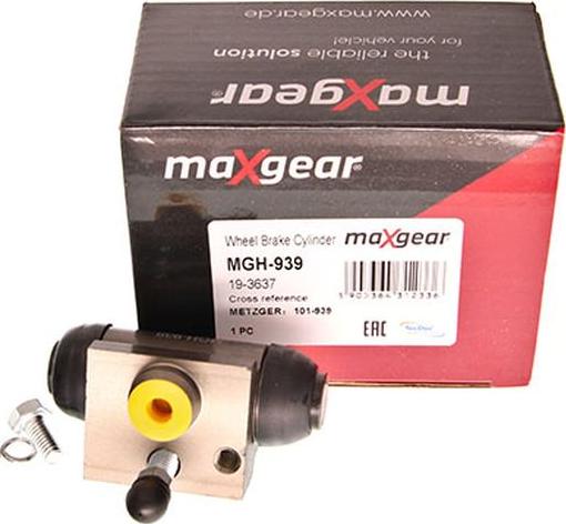 Maxgear 19-3637 - Riteņa bremžu cilindrs www.autospares.lv