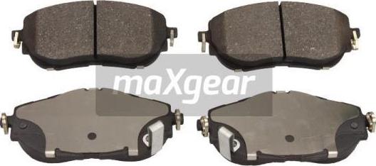 Maxgear 19-3044 - Bremžu uzliku kompl., Disku bremzes www.autospares.lv