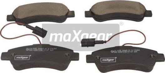 Maxgear 19-3055 - Bremžu uzliku kompl., Disku bremzes autospares.lv