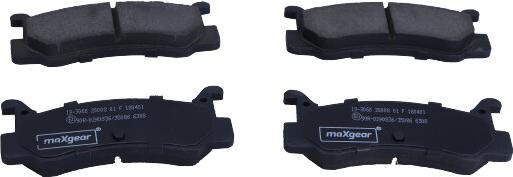 Maxgear 19-3066 - Bremžu uzliku kompl., Disku bremzes autospares.lv