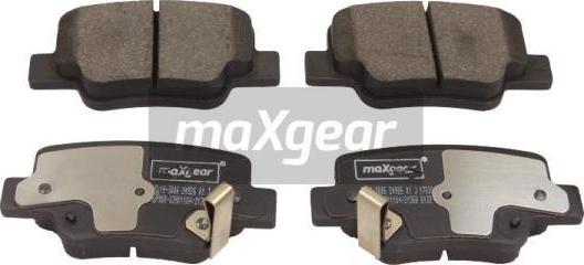 Maxgear 19-3006 - Bremžu uzliku kompl., Disku bremzes autospares.lv