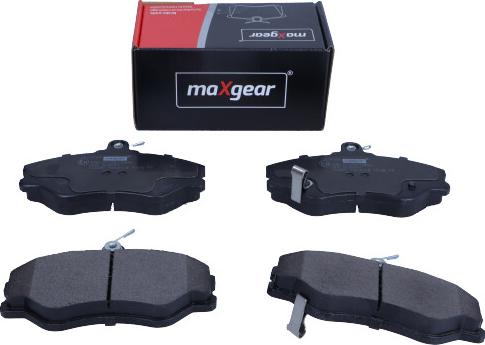 Maxgear 19-3124 - Тормозные колодки, дисковые, комплект www.autospares.lv