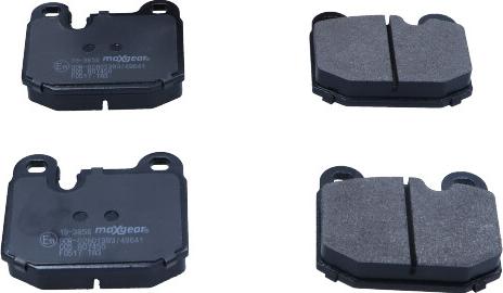 Maxgear 19-3856 - Brake Pad Set, disc brake www.autospares.lv