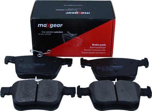 Maxgear 19-3884 - Bremžu uzliku kompl., Disku bremzes www.autospares.lv