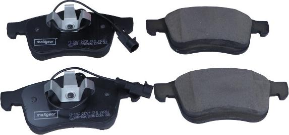 Maxgear 19-3367 - Bremžu uzliku kompl., Disku bremzes www.autospares.lv