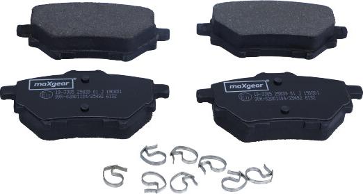 Maxgear 19-3385 - Bremžu uzliku kompl., Disku bremzes www.autospares.lv