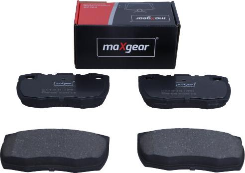 Maxgear 19-3374 - Тормозные колодки, дисковые, комплект www.autospares.lv