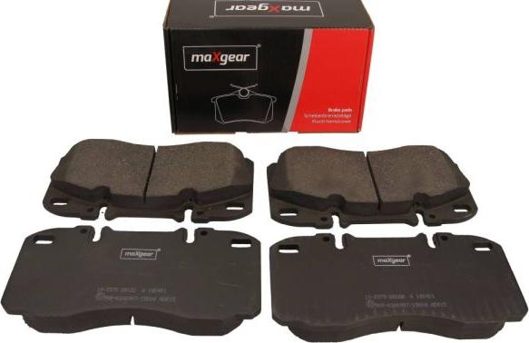 Maxgear 19-3375 - Brake Pad Set, disc brake www.autospares.lv