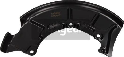 Maxgear 19-3266 - Dubļu sargs, Bremžu disks www.autospares.lv