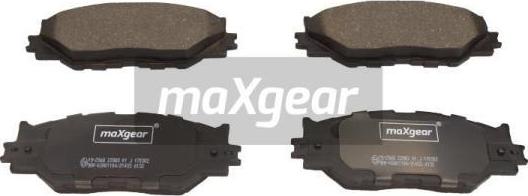 Maxgear 19-2968 - Bremžu uzliku kompl., Disku bremzes www.autospares.lv