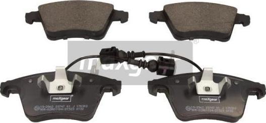 Maxgear 19-2962 - Brake Pad Set, disc brake www.autospares.lv