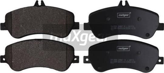 Maxgear 19-2909 - Bremžu uzliku kompl., Disku bremzes www.autospares.lv