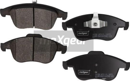 Maxgear 19-2906 - Bremžu uzliku kompl., Disku bremzes autospares.lv