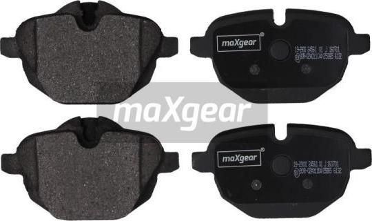 Maxgear 19-2900 - Bremžu uzliku kompl., Disku bremzes autospares.lv