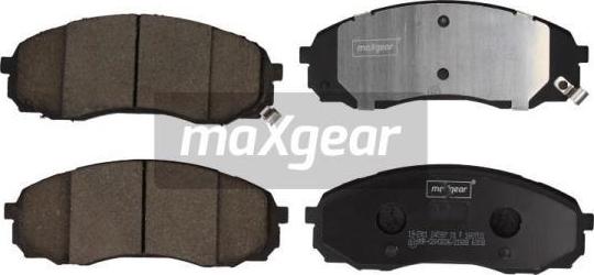 Maxgear 19-2901 - Bremžu uzliku kompl., Disku bremzes www.autospares.lv