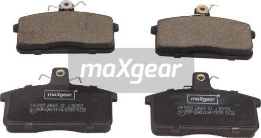 Maxgear 19-2903 - Brake Pad Set, disc brake www.autospares.lv