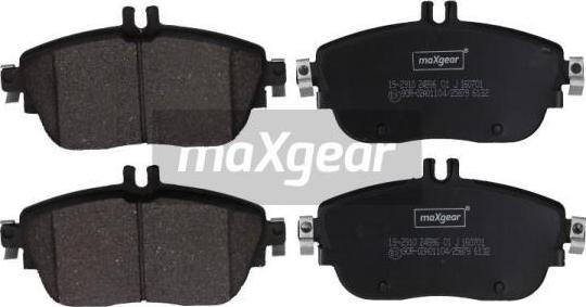 Maxgear 19-2910 - Bremžu uzliku kompl., Disku bremzes www.autospares.lv