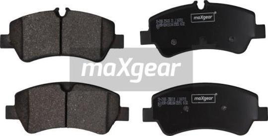 Maxgear 19-2926 - Bremžu uzliku kompl., Disku bremzes www.autospares.lv