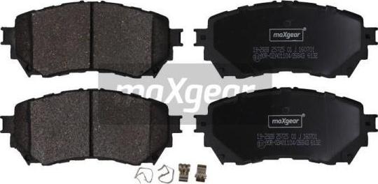 Maxgear 19-2928 - Bremžu uzliku kompl., Disku bremzes www.autospares.lv