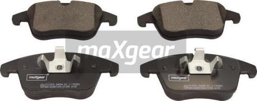 Maxgear 19-2974 - Тормозные колодки, дисковые, комплект www.autospares.lv