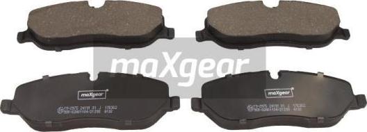 Maxgear 19-2975 - Bremžu uzliku kompl., Disku bremzes www.autospares.lv