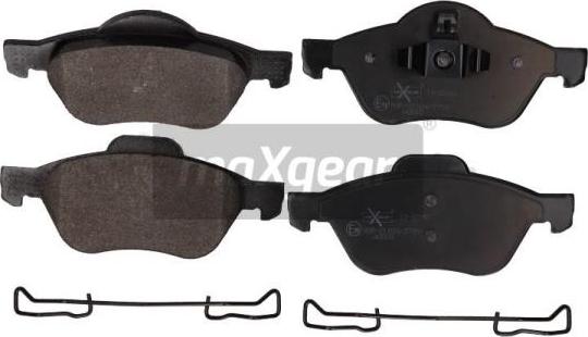 Maxgear 19-2090 - Тормозные колодки, дисковые, комплект www.autospares.lv