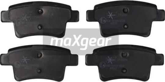 Maxgear 19-2089 - Bremžu uzliku kompl., Disku bremzes www.autospares.lv