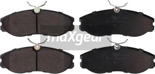 Maxgear 19-2154 - Тормозные колодки, дисковые, комплект www.autospares.lv