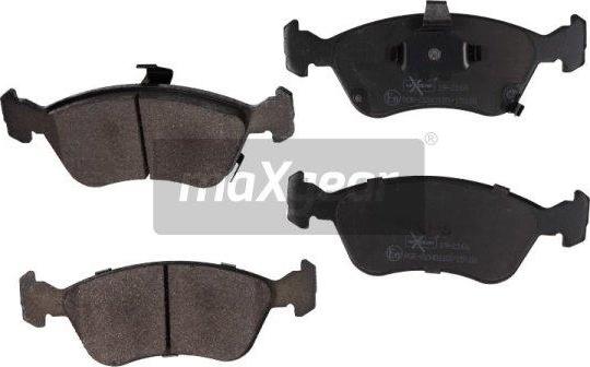 Maxgear 19-2166 - Тормозные колодки, дисковые, комплект www.autospares.lv