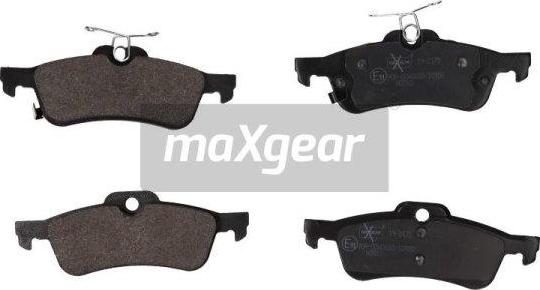 Maxgear 19-2175 - Тормозные колодки, дисковые, комплект www.autospares.lv