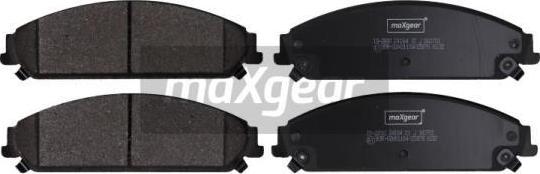 Maxgear 19-2890 - Bremžu uzliku kompl., Disku bremzes www.autospares.lv