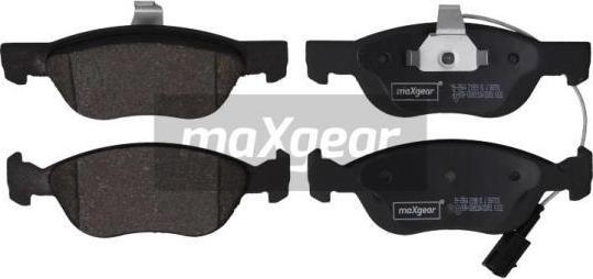 Maxgear 19-2864 - Тормозные колодки, дисковые, комплект www.autospares.lv