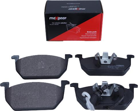 Maxgear 19-2866 - Тормозные колодки, дисковые, комплект www.autospares.lv