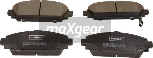 Maxgear 19-2868 - Тормозные колодки, дисковые, комплект www.autospares.lv