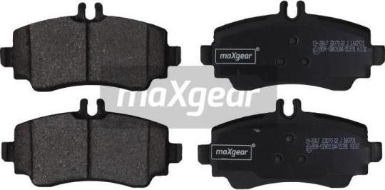 Maxgear 19-2867 - Тормозные колодки, дисковые, комплект www.autospares.lv