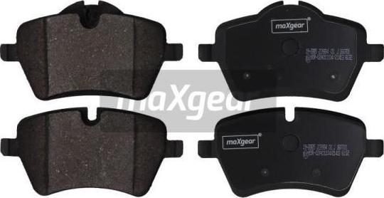 Maxgear 19-2885 - Bremžu uzliku kompl., Disku bremzes www.autospares.lv