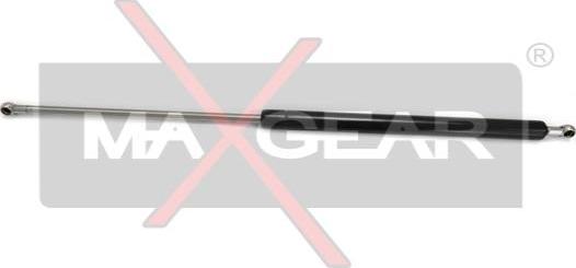 Maxgear 12-0091 - Gāzes atspere, Bagāžas / Kravas nodalījuma vāks www.autospares.lv