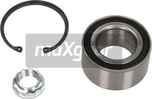 Maxgear 33-0558 - Wheel hub, bearing Kit www.autospares.lv