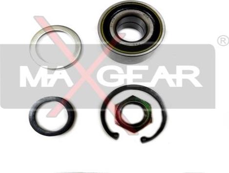 Maxgear 33-0071 - Riteņa rumbas gultņa komplekts autospares.lv