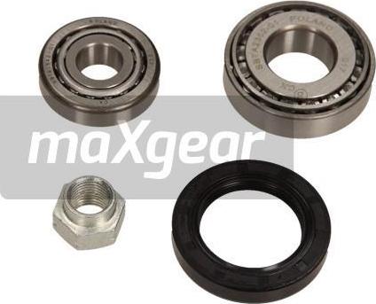 Maxgear 33-0110 - Riteņa rumbas gultņa komplekts www.autospares.lv