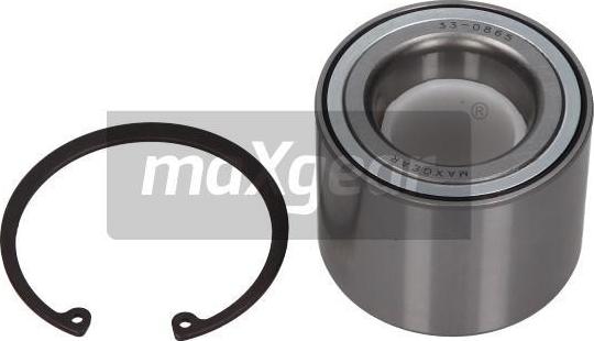 Maxgear 33-0865 - Wheel hub, bearing Kit www.autospares.lv