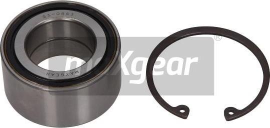 Maxgear 33-0863 - Подшипник ступицы колеса, комплект www.autospares.lv