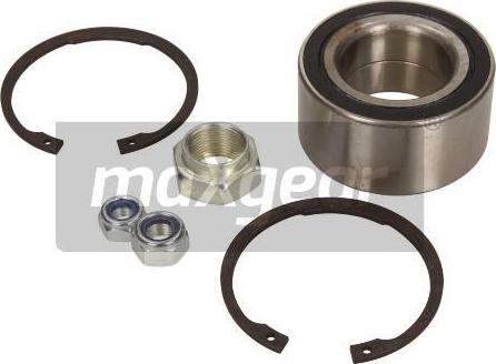 Maxgear 33-0376 - Подшипник ступицы колеса, комплект www.autospares.lv