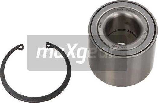 Maxgear 33-0793 - Wheel hub, bearing Kit www.autospares.lv